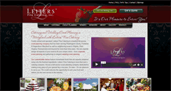 Desktop Screenshot of leitersfinecatering.com